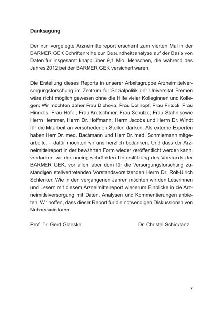 BARMER GEK Arzneimittelreport 2013 - Presse