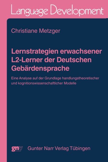 Lernstrategien erwachsener L2-Lerner der ... - narr-shop.de