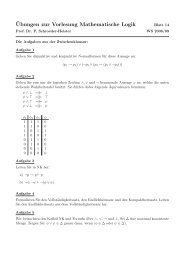 Weiteres Beispielblatt zur Prüfungsvorbereitung - Logik und ...