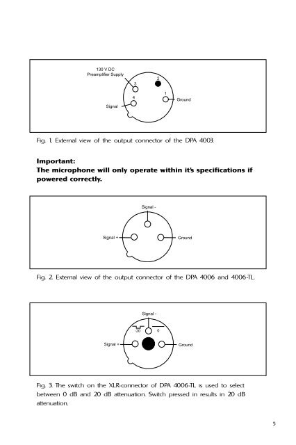 DPA 4006 | PDF - DPA Microphones