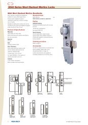 3540 Series Short Backset Mortice Locks - Hardware Direct