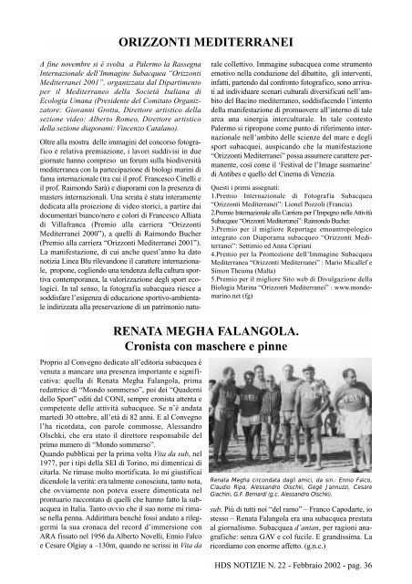 hds internet - The Historical Diving Society Italia