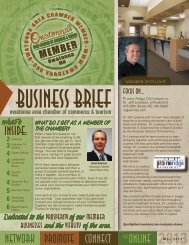May 2013 - Owatonna Chamber of Commerce and Tourism