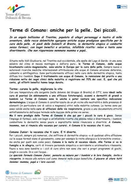 cure termali per dermatite atopica