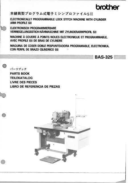 Catalogo de partes para Brother BAS-325 - Superior Sewing ...