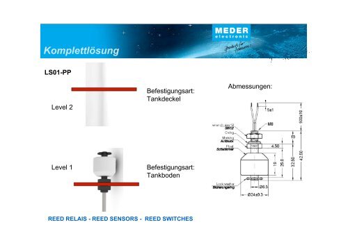 Magnet kommt nicht mit dem Trinkwasser in ... - MEDER electronic