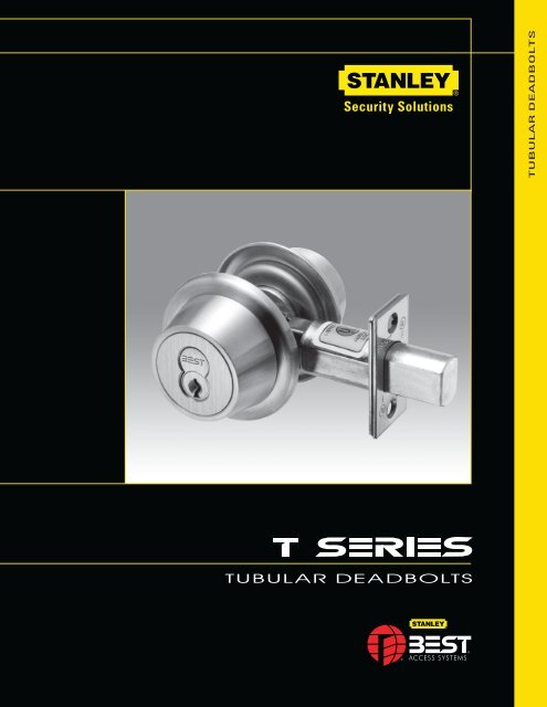 Tubular deadbolts - Best Access Systems