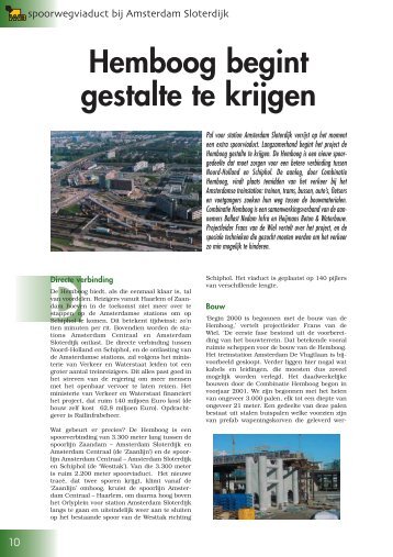 Hemboog begint gestalte te krijgen - Wapening in Beton