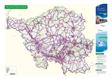 saarVV Liniennetz Verbundplan - Saarbahn GmbH