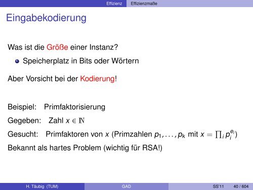 Grundlagen: Algorithmen und Datenstrukturen - Lehrstuhl fÃ¼r ...