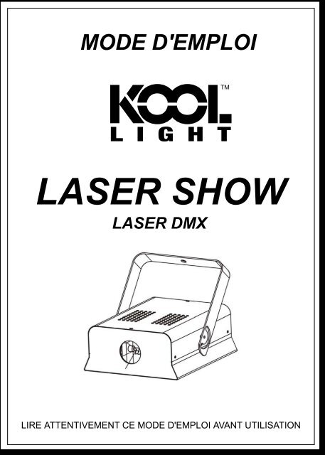 mode d'emploi laser show - Produktinfo.conrad.com