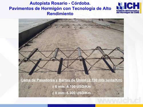 Autopista Rosario - Córdoba. Pavimentos de Hormigón con ... - ICPA