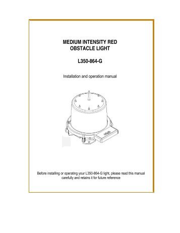 l303 865 medium intensity white flashing strobe obstacle light
