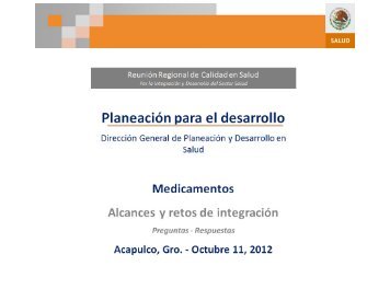 Preguntas y Respuestas - Dirección General de Planeación y ...