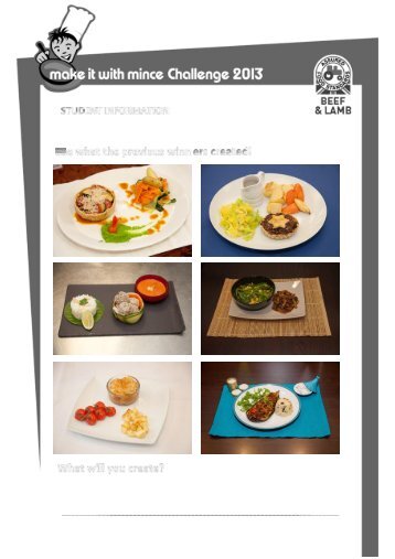 Challenge information - Simply Beef and Lamb