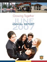 Annual Report 2007 - Meadowridge School
