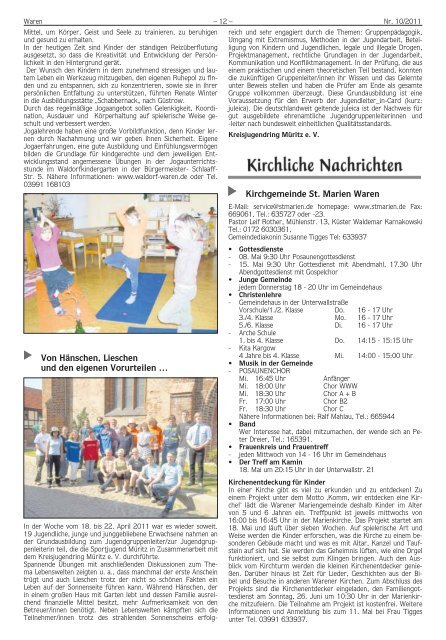 Grundsteinlegung fÃ¼r das Gesundheitshotel am 20. April 2011 - Waren