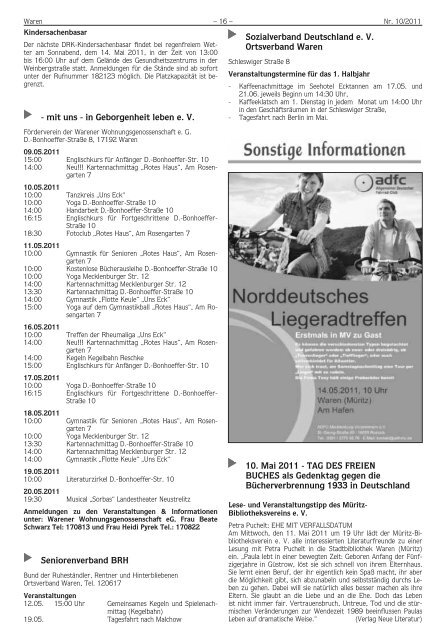 Grundsteinlegung fÃ¼r das Gesundheitshotel am 20. April 2011 - Waren