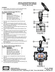 ACS Flex Cord Install Instructions - Hubbell Industrial Lighting