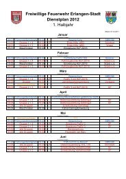 Dienstplan 2012.pdf - bei der Feuerwehr Erlangen