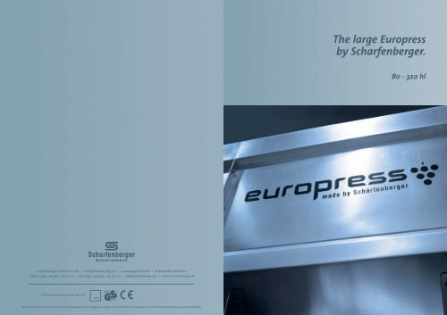 Brochure English - Euromachines
