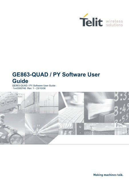 GE863-QUAD / PY Software User Guide