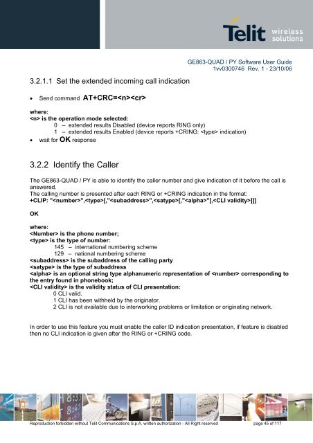 GE863-QUAD / PY Software User Guide