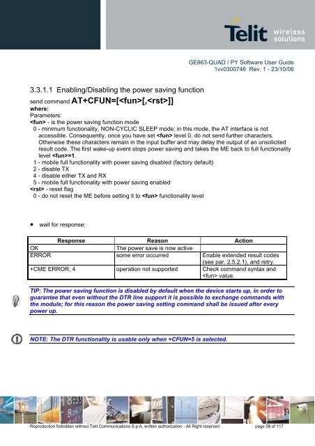 GE863-QUAD / PY Software User Guide