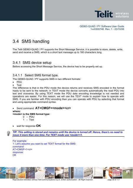 GE863-QUAD / PY Software User Guide