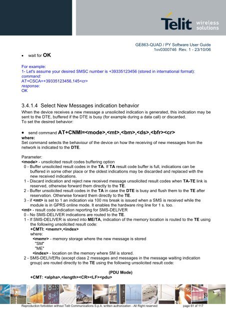 GE863-QUAD / PY Software User Guide