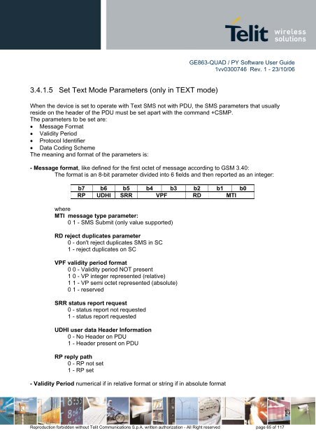 GE863-QUAD / PY Software User Guide