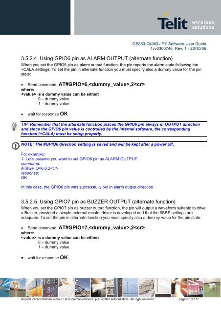 GE863-QUAD / PY Software User Guide