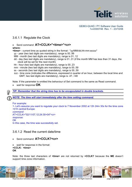 GE863-QUAD / PY Software User Guide