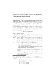 Richtlinien zum Schreiben von wissenschaftlichen Publikationen ...