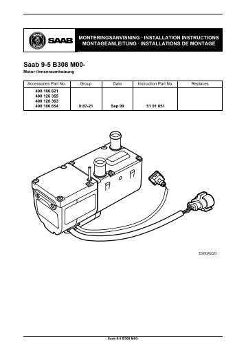 Saab 9-5 B308 M00- - SaabDocs.com