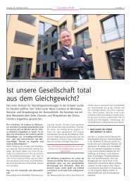 Ist unsere Gesellschaft total aus dem Gleichgewicht? - Clinica ...