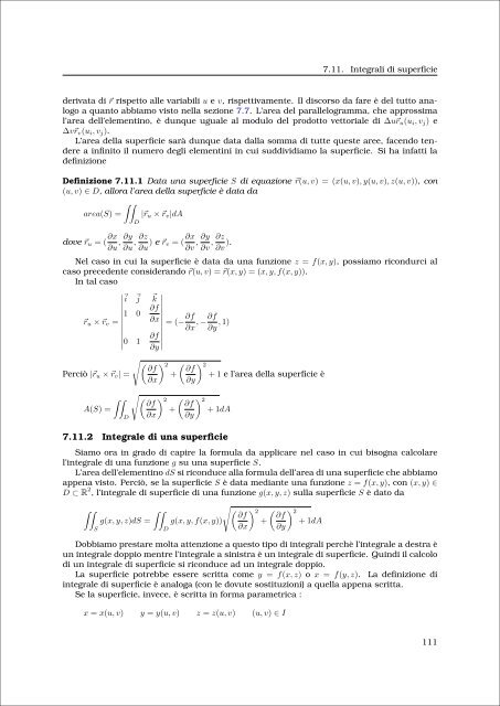 Note di Analisi Matematica 2 - Esercizi e Dispense - UniversitÃ  degli ...