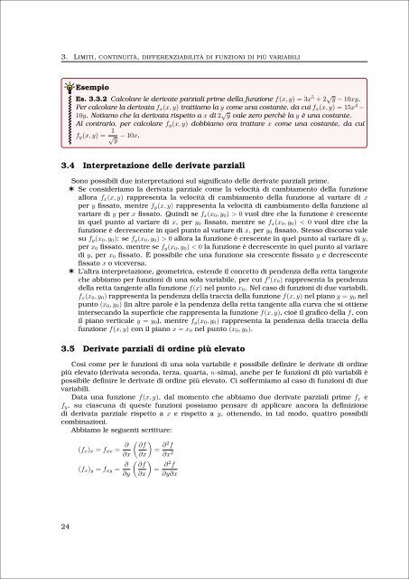 Note di Analisi Matematica 2 - Esercizi e Dispense - UniversitÃ  degli ...