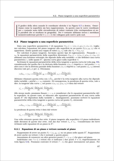 Note di Analisi Matematica 2 - Esercizi e Dispense - UniversitÃ  degli ...