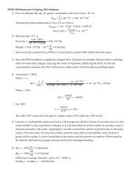 PHYS 498 Homework #2 Spring 2012 Solutions 1) First we estimate ...
