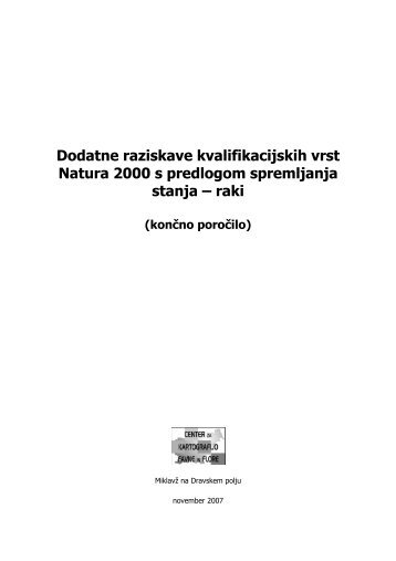raki - Natura 2000
