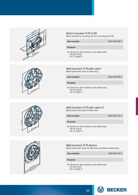 Complete catalogue roller shutter automation - Becker-Antriebe ...