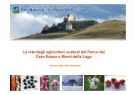 Gli Agricoltori Custodi del Parco - Parco Nazionale del Gran Sasso e ...