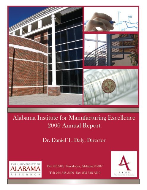 2006 Annual Report - AIME - The University of Alabama