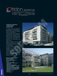 Tridon Architecture - L'Architecture