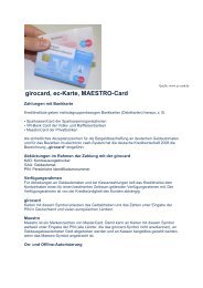 girocard, ec-Karte, MAESTRO-Card - Bawiba.de