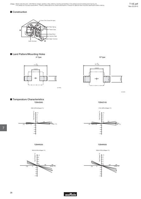 Ceramic Trimmer Capacitors - Murata