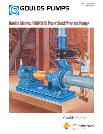 Goulds Models 3180/3185 Paper Stock/Process Pumps