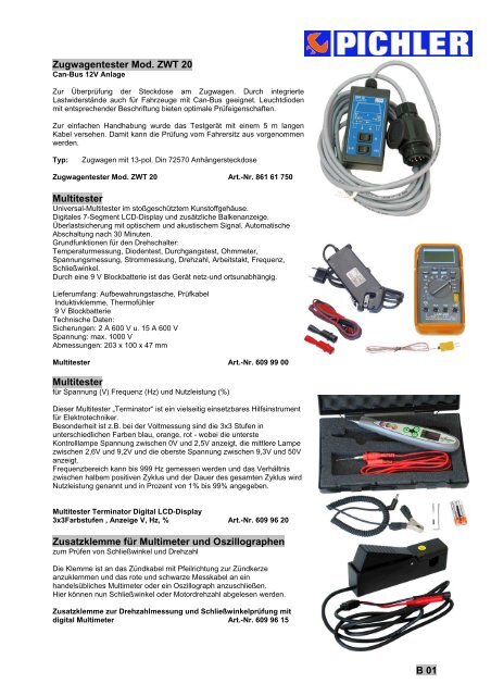 Catalogue page b 5 - bei PICHLER WERKZEUG