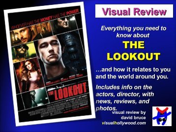 THE LOOKOUT Visual Review - Visual Hollywood